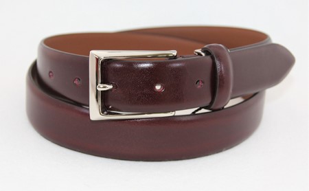 メンズ ベルト 牛革 ワイン色 マズール 茨城県守谷市 ふるさと納税サイト ふるなび