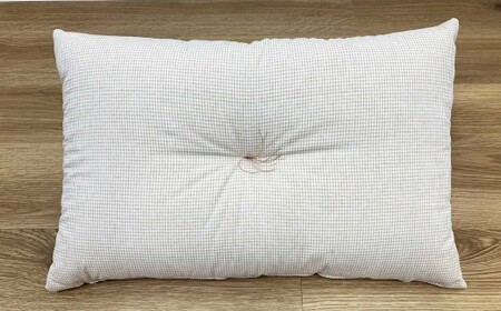 手づくり 枕と枕カバーセット | まくら 枕 枕カバー セット 寝具 綿 わた 洗濯不可 オーガニックコットン 43cm×63cm カバー 茨城県 守谷市