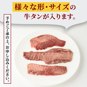 牛タン特大大判カット1kg（250g×4） 牛肉 タン たん 【牛タン】【ho1443】