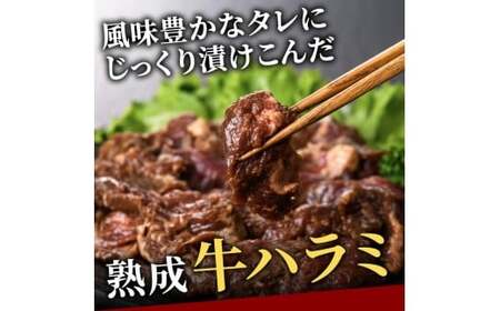 ハラミ 1kg (250g×4パック) たれ 味付 小分け焼肉 熟成 牛肉 【ハラミ】