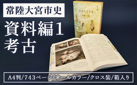 常陸大宮市史　資料編１　考古 研究 調査 資料 歴史 日本史 オールカラー 茨城県 常陸大宮市 【常陸大宮市教育委員会事務局文化スポーツ課】【ho1500】