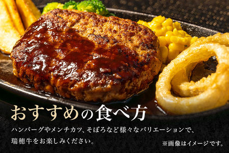 瑞穂牛挽肉セット 約1Kg 1000g 牛肉 瑞穂牛 ひき肉 ブランド牛 茨城県 ミンチ 冷凍配送 200g×5袋パック 小分け 牛ミンチ 和牛 お肉 肉 おにく にく 国産牛 挽き肉 挽肉 お取り寄せ グルメ ハンバーグ キーマカレー 特産品 冷凍