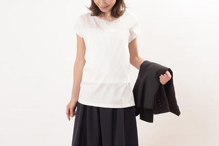 復職応援セット M オフホワイト 子育て 育児 ママ ファッション レディース オシャレ 茨城県 【有限会社モーハウス】【ho0910】