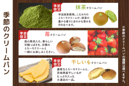 【ふるなびWEEK対象】 クリームパン 10個セット 4種類 冷凍 パン工房ぐるぐる FN-Limited-PR