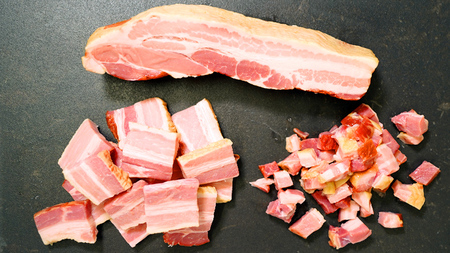 【 3ヶ月 定期便 】 燻製職人 風實 の 熟成 ベーコン 三昧 ( パラパラカット 厚切りカット ブロック ) [AJ037ci]