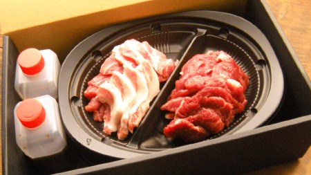 筑西産すりおろし梨果汁使用！【茨城産銘柄豚ローズポーク　&　希少ラム肉】の【ちくせいジンギスカン】[CF008ci]