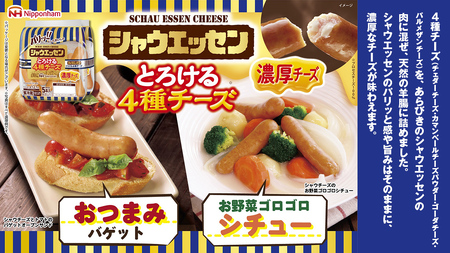 日本ハム シャウエッセン 4種 食べ比べ セット 肉 にく ウィンナー ソーセージ チーズ [AA091ci]