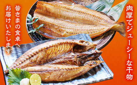 【2026年5月下旬発送】干物 おまかせ詰め合わせセット 3.5kg以上 真ホッケ 縞ホッケ サバ