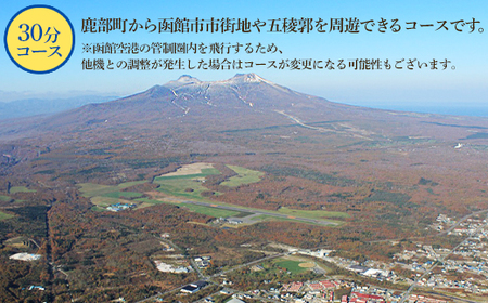 【最大8名】北海道スカイクルーズ 30分コース スカイクルージング 遊覧飛行 体験 観光 鹿部 駒ヶ岳 大沼 函館 道南