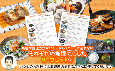 【2026年1月下旬発送】訳あり 北海道のおさかな屋さんの まかないセット 最大約4kg 魚 魚介 訳あり 期間限定