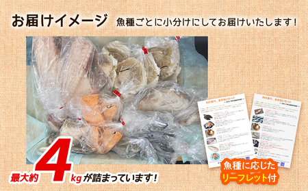 【2026年1月下旬発送】訳あり 北海道のおさかな屋さんの まかないセット 最大約4kg 魚 魚介 訳あり 期間限定