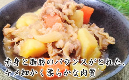 【旨みあふれる良質な赤身!】北海道産 鹿部牛 肩ロース スライス 500g