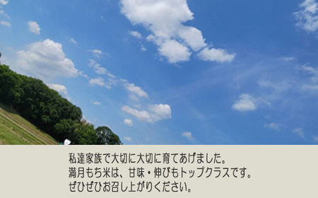 満月　もち米5kg【令和7年産】 ／ もち米 餅米 国産もち米 令和7年 新米 おこわ お餅 餅 モチ 赤飯 甘味 伸び 高品質 おいしい お取り寄せ 産地直送 産直 坂東市産 茨城県産 茨城産 茨城県 特産品 No.389