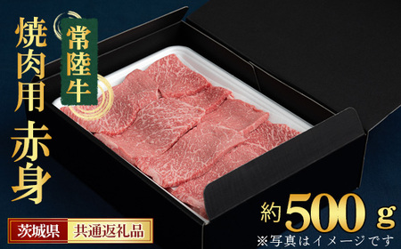 No.440 【常陸牛】焼肉用（赤身）約500g＜茨城県共通返礼品＞