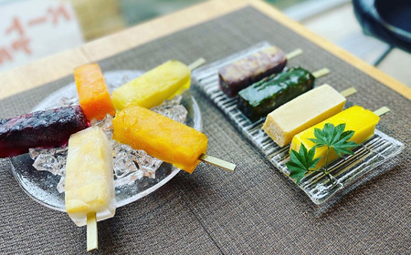 冷たくてモチモチ　新食感アイス　くずバーセット No.690