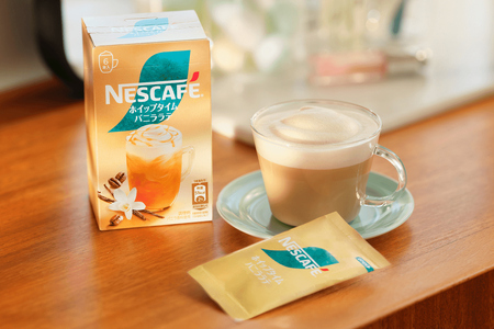 ネスカフェ ホイップタイム バニララテ 5P×24箱｜珈琲 インスタント スティック コーヒー カフェ ネスレ [1662]