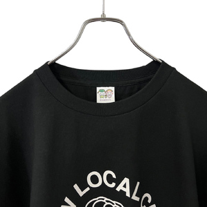 稲敷市オリジナルTシャツ「いなのすけTシャツ」[黒・Lサイズ]｜オリジナル 半袖 シャツ イラスト プリント アパレル かわいい [1592]