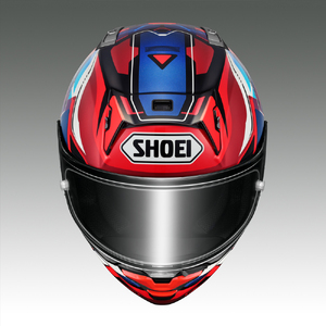 SHOEIヘルメット【X-Fifteen VALION (RED／BLUE)】XL フィッティングチケット付き｜エックスフィフティーン ヴァリオン フルフェイス バイク ツーリング レーサー ショウエイ ヘルメット [1940]