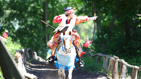 【大人気】 流鏑馬体験１回コース  乗馬 トレッキング 体験チケット   [DE009sa]