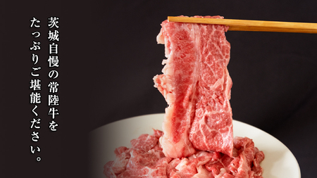 【 定期便 6ヶ月 連続 】 常陸牛 切り落とし 合計 4.8kg ( 400g × 2袋 × 6回 )  [CD038sa]