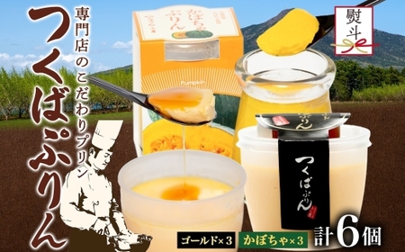 無地熨斗 ゴールドぷりん ＆ かぼちゃぷりん 各3個 計6個  [EW037sa]