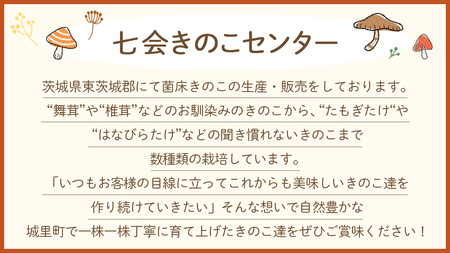 《 全３回 隔月定期便 》 きのこ の 詰め合わせ Sサイズ 約1kg （茨城県共通返礼品 城里町）  [CX008sa]