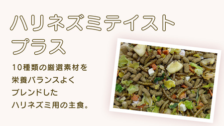 ハリネズミ テイストプラス 200g × 3袋 ハリネズミ 小動物用フード ペットフード おやつ 乳酸菌配合 [BU037sa]