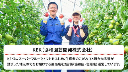 【母の日専用】 スーパーフルーツトマト てるて姫 大箱 約2.6kg ×1箱 糖度9度以上 《5月4日～10日お届け メッセージカード付》 [BC094sa]