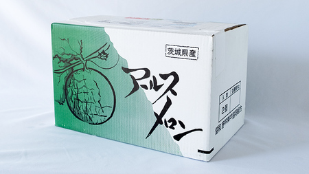 【2026年8月下旬発送開始】 季節 限定 ！甘さ満点 アールスメロン 2玉 入箱 [BC045sa]