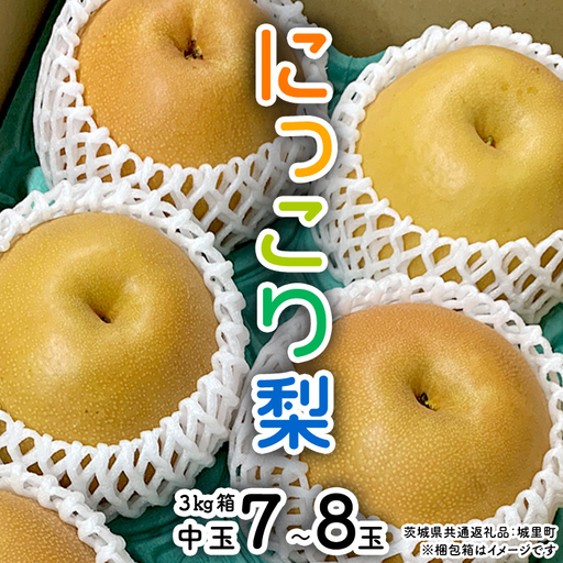 えるこ様3箱にっこり梨