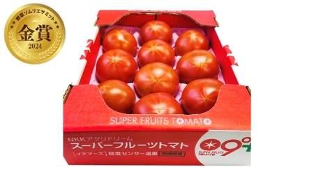 糖度9度以上 トマト 【 2025年収穫分 先行予約 】 スーパーフルーツトマト 小箱 約800g (7～13玉) 糖度9度以上 ＆ 新鮮 きゅうり 約20本 野菜セット 2025年2月上旬発送開始 とまと トマト 胡瓜 キュウリ 野菜 サラダ [BC064sa]