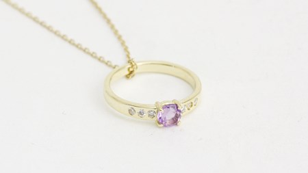 誕生石 ベビーリング ペンダント [AH092sa]