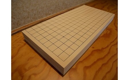 GS-02【 碁盤 】新桂 7号 接合折盤 囲碁 将棋 木工品