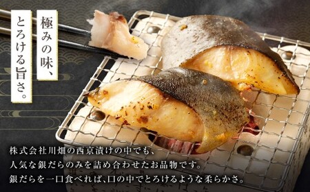 【4ヶ月定期便】西京漬け 極み銀だら 12枚セット ／ 計約3.36kg 4ヶ月 4回 西京味噌 銀だら 鱈 たら タラ 魚 海鮮 魚介 漬け魚 漬魚 焼き魚 切り身 切身 おかず おつまみ セット 定期便 茨城県 神栖市 冷凍