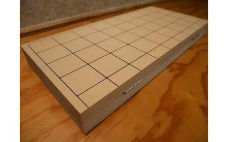 SS-15【 将棋盤 】新桂6号 接合折盤 セット 卓上 囲碁 将棋 木工品