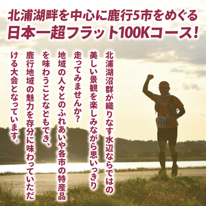 第8回茨城100kウルトラマラソンin鹿行(ROKKO)　大会参加権（1名様）｜マラソン 鹿行 ROKKO 100キロ イベント 参加権 茨城県（CB-12）