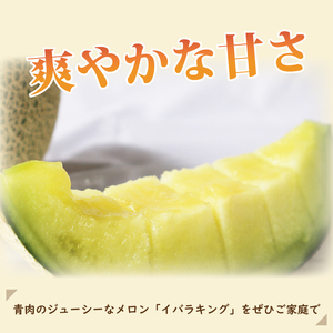 【2026年5月より順次発送】イバラキングメロン 3～4玉｜メロン イバラキングメロン フルーツ 果物 くだもの 先行予約 茨城県 行方市(BW-18-1)