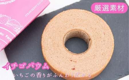 農家が作ったバウムクーヘン　メロン＆いちご