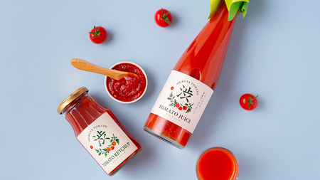 【 数量限定】【先行予約 】 -太陽の味- トマトジュース・トマトケチャップ各2本セット