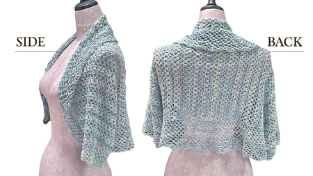 【 限定 1品 】【 ハンドメイド 】チュニック 水色 （ カギ針編み ） 