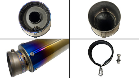 チタンサイレンサー 【ミドル】 ブルーグラデーション