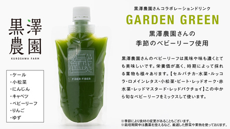 【定期便 全３回】野菜と果物の コールドプレスジュース ＧＲＥＥＮ ＧＡＲＤＥＮ 200ml × 3本セット
