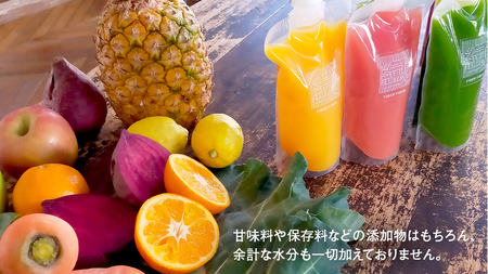 【定期便 全３回】野菜と果物の コールドプレスジュース ＧＲＥＥＮ ＧＡＲＤＥＮ 200ml × 3本セット