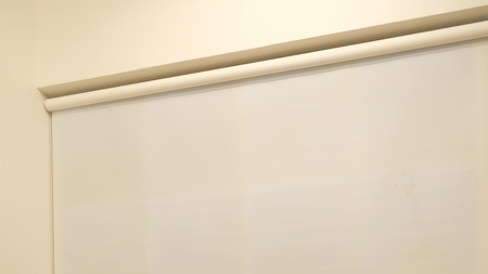 TOSO ロールスクリーン ボールチェーン式 採光生地 180cm×220cm（ホワイト）