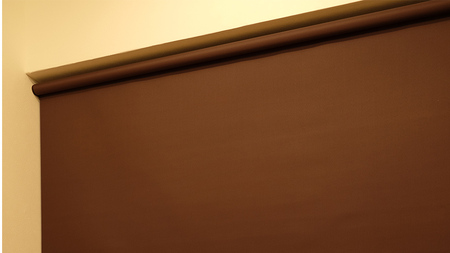 TOSO ロールスクリーン ボールチェーン式 遮光生地 180cm×220cm（ブラウン）