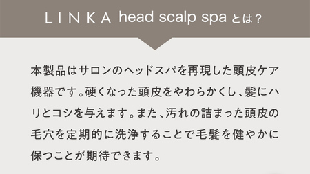 LINKA ヘッドスカルプスパ