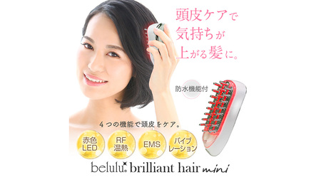 美ルル ブリリアントヘアーミニ（EMSリフトブラシ）ホワイト