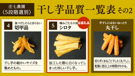 【 訳あり 】 干し芋 紅はるか ( シロタ ) ( 800g真空パック ) 【簡易包装・ご自宅用】 