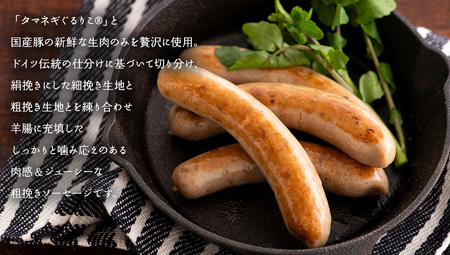 【2026年4月より順次出荷】職人が作る タマネギ香る！ジャーマンミートローフと無塩せき粗挽きソーセージ 味わいセット