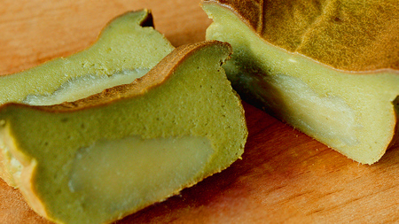 【 茨城県産 紅はるか 使用 】 猿島産 抹茶入り お芋 の 結 バスクチーズケーキ 【 パウンド型 】